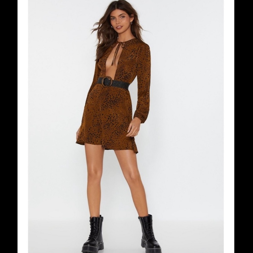 NWOT Wild Wild Life Cheetah Dress